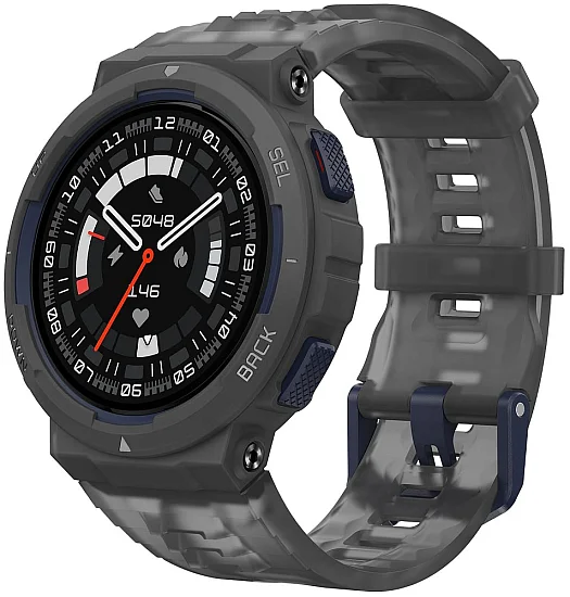 Amazfit Active Edge Midnight Pulse Digital Smartwatch 46mm HR GPS W2212EU2N