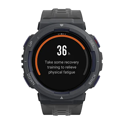 Amazfit Active Edge Midnight Pulse Digital Smartwatch 46mm HR GPS W2212EU2N