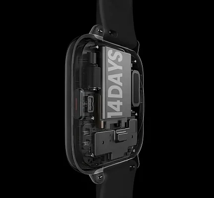 Amazfit Active Lavender Purple Digital Smartwatch 36mm HR GPS W2211EU3N