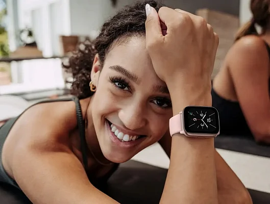 Amazfit Amazfit Active Petal Pink Digital Smartwatch 36mm HR GPS W2211EU4N