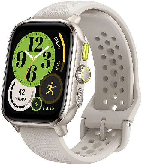 Amazfit Cheetah S Winner Champagne Digital Smartwatch 38mm HR GPS W2296TY1N