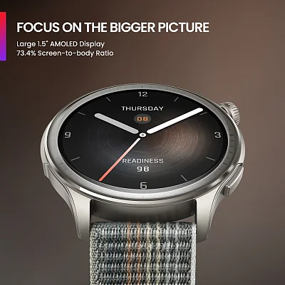 Amazfit Balance Sunset Grey Digital Smartwatch 46mm HR GPS W2286GL1G
