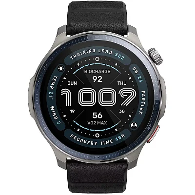 Amazfit Balance 2 Midnight Black Digital Smartwatch 46mm HR GPS W2430GL1N