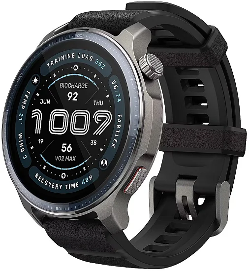 Amazfit Balance 2 Midnight Black Digital Smartwatch 46mm HR GPS W2430GL1N