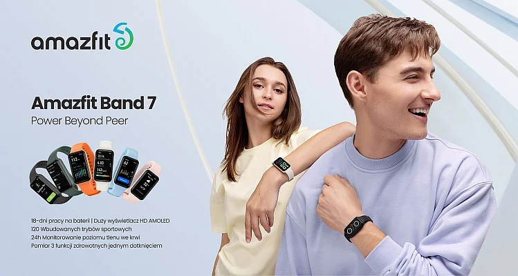 Amazfit Band 7 Beige Digital Smartwatch 24mm HR B2177EU2N