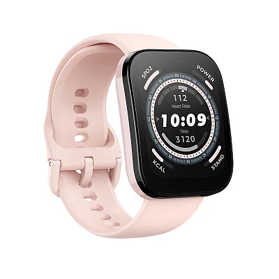 Amazfit Bip 5 Pastel Pink Digital Smartwatch 38mm HR GPS W2215EU2N