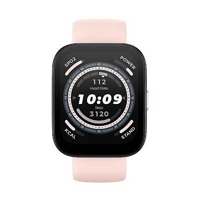 Amazfit Bip 5 Pastel Pink Digital Smartwatch 38mm HR GPS W2215EU2N