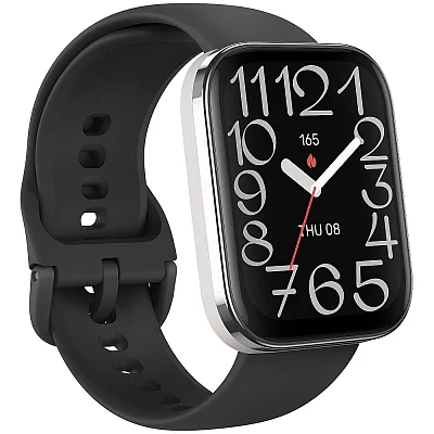 Amazfit Bip 5 Unity Classic Black Digital Smartwatch 38mm HR W2324USBL