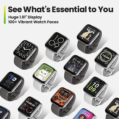 Amazfit Bip 5 Unity Grey Digital Smartwatch 38mm HR W2324US4N