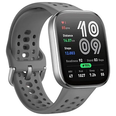 Amazfit Bip 6 Grey Digital Smartwatch HR GPS W2215EU4N