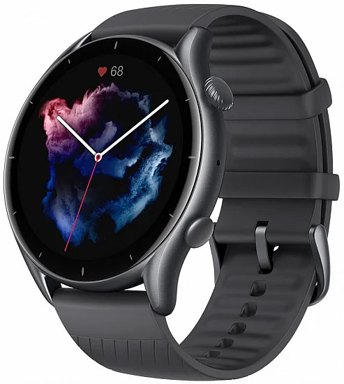 Amazfit GTR 3 Mini Thunder Black Digital Smartwatch GPS W1971OV1N