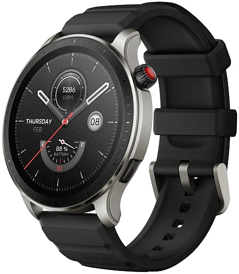 Amazfit GTR 4 Superspeed Black Digital Smartwatch 46mm HR GPS W2166EU1N