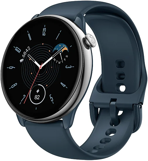 Amazfit GTR Mini Blue Digital Smartwatch 42mm HR GPS W2174EU3N