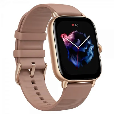 Amazfit GTS 3 Terra Rossa Digital Smartwatch 36mm HR GPS W2035OV3N