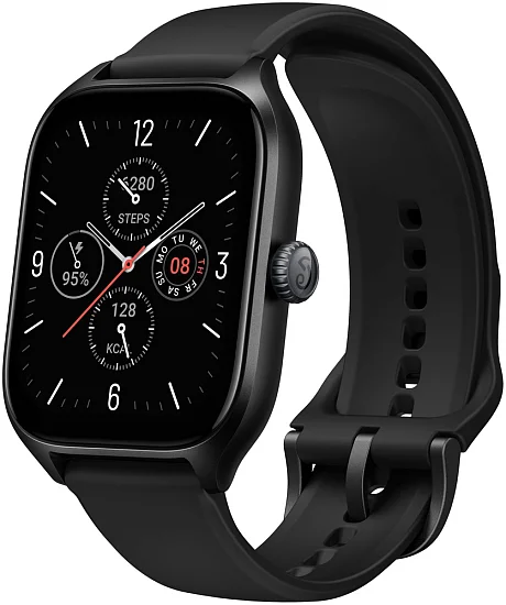 Amazfit GTS 4 Infinite Black Digital Smartwatch 36mm HR GPS zestaw z Wagą W2168EU1N