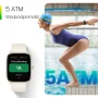  Zdjęcie 3 Amazfit GTS 4 Mini Moonlight White Digital Smartwatch 36mm HR GPS W2176OV8N