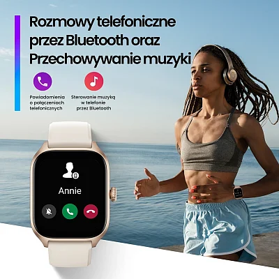 Amazfit GTS 4 Rosebud Pink Digital Smartwatch 36mm HR GPS W2168EU3N