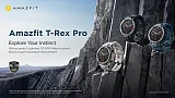  Zdjęcie 10 Amazfit T-Rex Pro Desert Grey Digital Smartwatch 47mm HR GPS W2013OV3N
