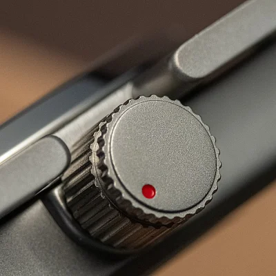 AndoAndoAndo Vinyl Record Automatic Watch RBS Red-Black-Silver AAA-VINYL-RBS