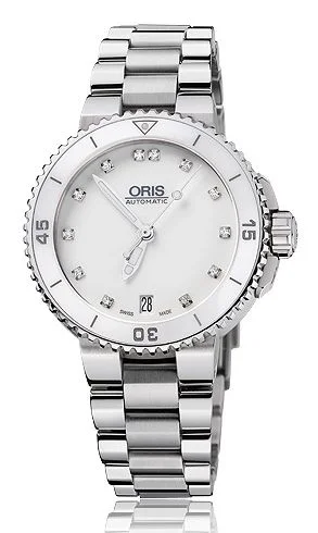 Oris Aquis Lady Date Diamonds 01 733 7652 4191-07 8 18 01P