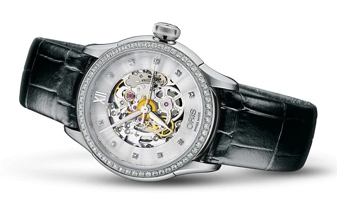 Oris Artelier Lady Skeleton Diamonds 01 560 7604 4919-07 5 16 60FC