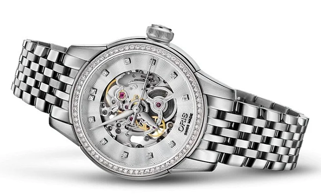 Oris Artelier Lady Skeleton Diamonds 01 560 7687 4919-07 8 14 77