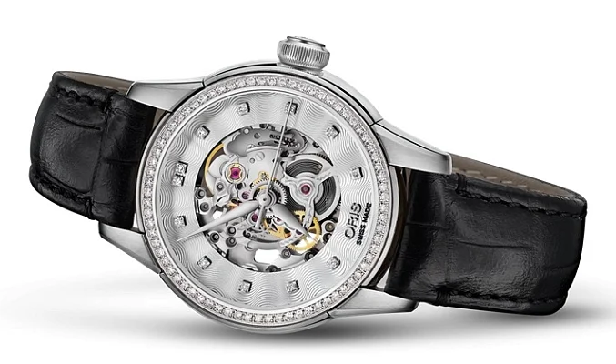 Oris Artelier Lady Skeleton Diamonds 01 560 7687 4919-07 5 14 60FC
