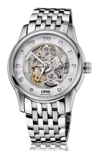 Oris Artelier Skeleton Diamonds 01 734 7670 4019-07 8 21 77