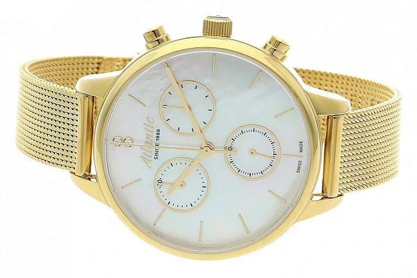 Atlantic Elegance Chrono Diamonds Mesh 29435.45.07