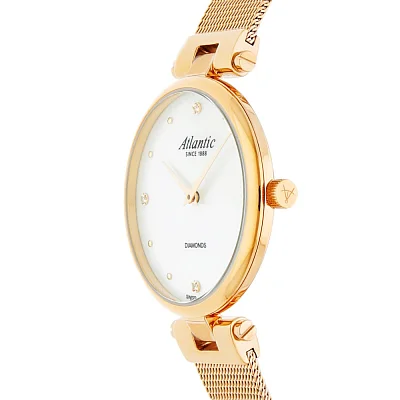 Atlantic Elegance Diamonds Rose Gold PVD Mesh 29044.44.07RMB