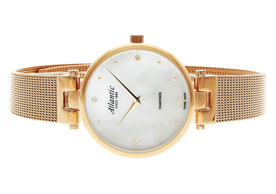 Atlantic Elegance Diamonds Rose Gold PVD Mesh 29044.44.07RMB