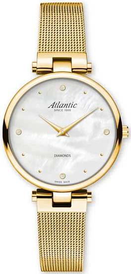 Atlantic Elegance Diamonds Yellow Gold PVD Mesh 290444507GMB