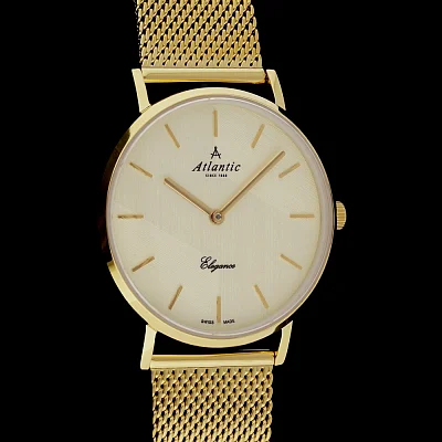 Atlantic Elegance Mesh Yellow Gold PVD 29043.45.31MB