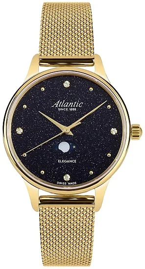 Atlantic Elegance Moonphase Aventurine Mesh 302304559MB
