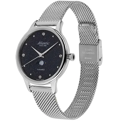 Atlantic Elegance Moonphase Aventurine Mesh 30230.41.59MB