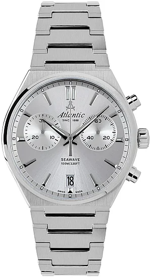 Atlantic Seawave Chrono Silver Dial 584664121