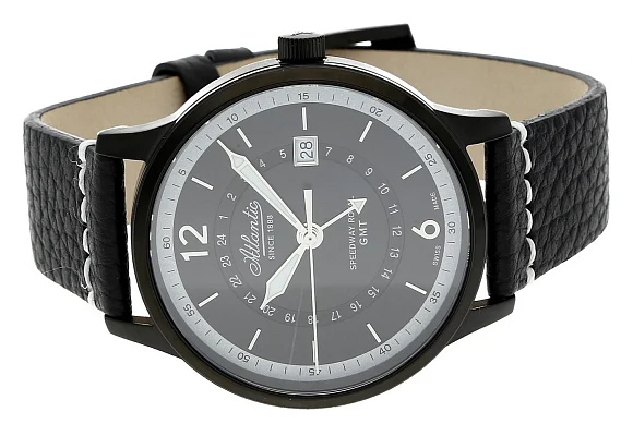 Atlantic Speedway Royale GMT Black PVD 68551.46.62