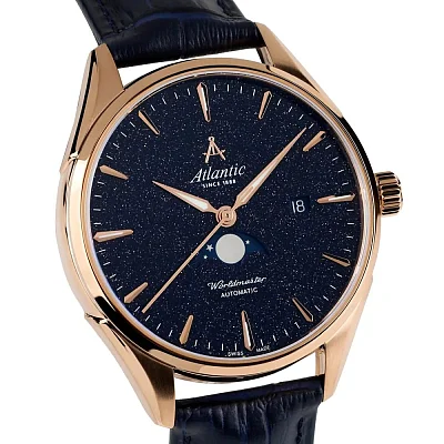 Atlantic Worldmaster 1888 Automatic Moonphase Nightsky Aventurine Dial 52783.44.91