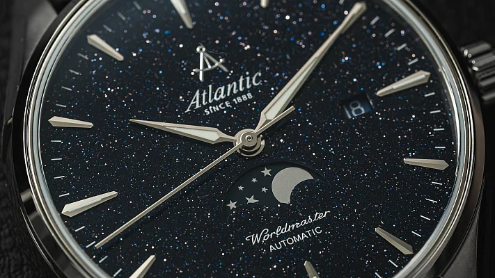 Atlantic Worldmaster 1888 Automatic Moonphase Nightsky Aventurine Dial 52788.41.91