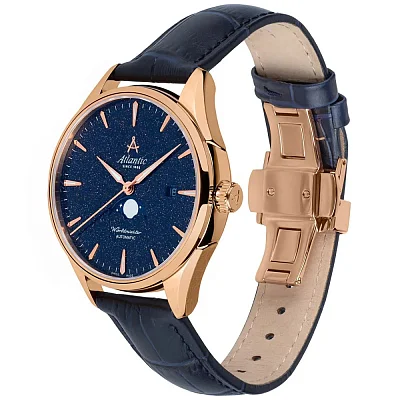 Atlantic Worldmaster 1888 Automatic Moonphase Nightsky Aventurine Dial 52783.45.91