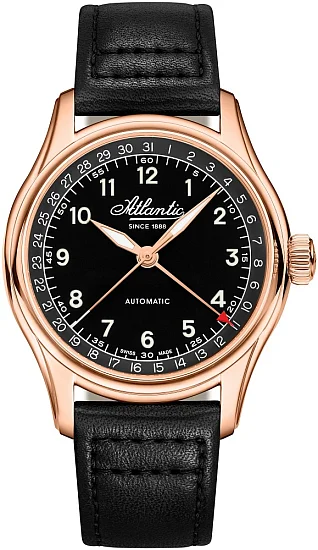 Atlantic Worldmaster 1888 Automatic Pointer Date Rose Gold PVD 527824463