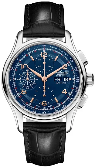 Atlantic Worldmaster 1888 Lusso Automatic Chrono Valjoux 528524155R