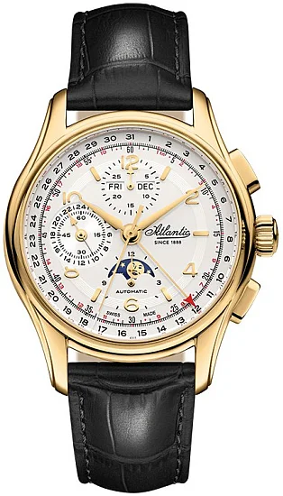 Atlantic Worldmaster Automatic Chrono Moonphase Calendar Limited Edition 528514525
