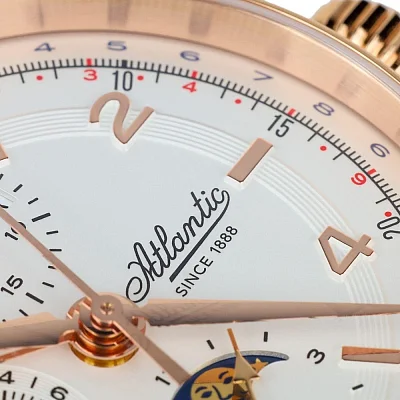 Atlantic Worldmaster Automatic Chrono Moonphase Calendar Limited Edition 52851.44.25