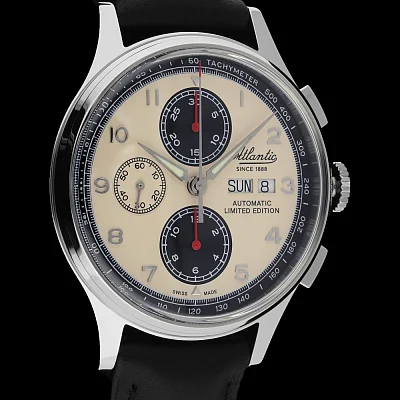 Atlantic Worldmaster Chrono Automatic Valjoux Limited Edition 55852.41.93