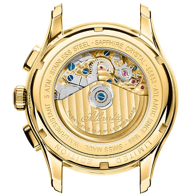 Atlantic Worldmaster Prestige Automatic Chrono Valjoux Limited Edition 55853.45.35