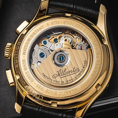 Atlantic Worldmaster Prestige Automatic Chrono Valjoux Limited Edition 55853.45.35
