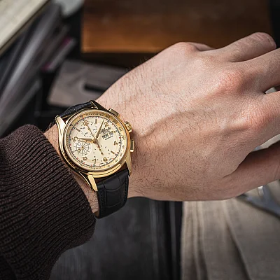 Atlantic Worldmaster Prestige Automatic Chrono Valjoux Limited Edition 55853.45.35