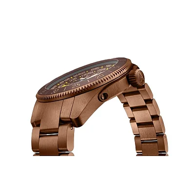 Aviator Airacobra GMT Bronze PVD V.1.37.8.306.5