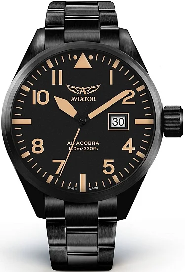 Aviator Airacobra P42 Date Full Black V12251575